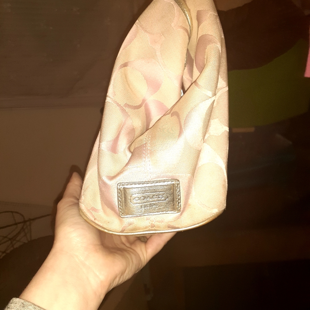Pink coach purse